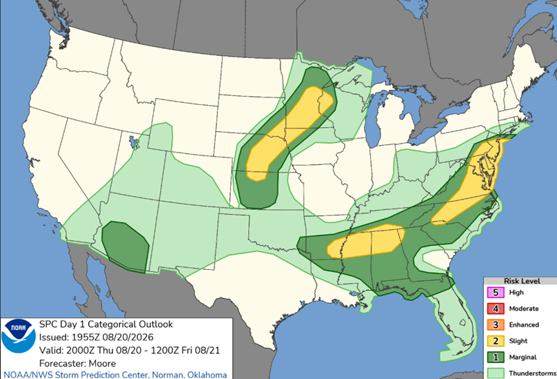 Storm Prediction Center convective outlook