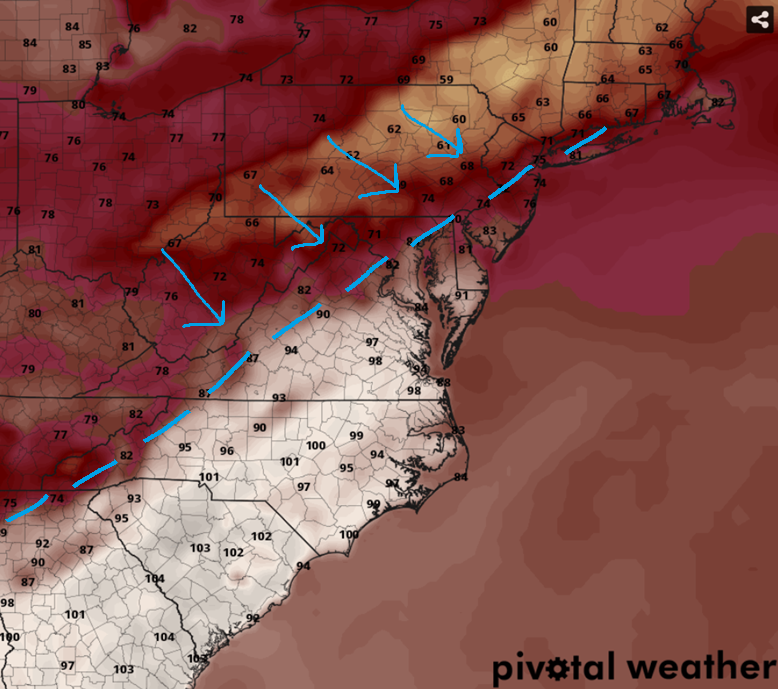 Cold front approaching