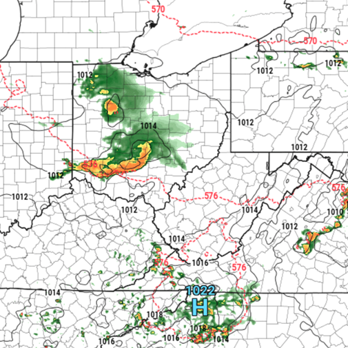Weather model visualization